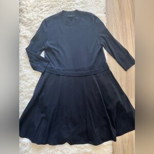 COS 3/4 Sleeve Contrast Panel Casual Dress (S)